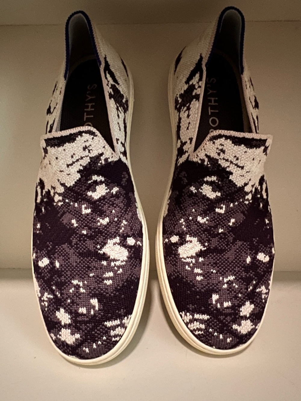 ROTHYS purple and white womens 8.5